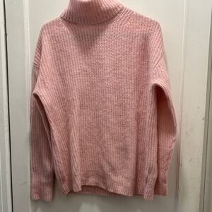 Pink Turtleneck Sweater